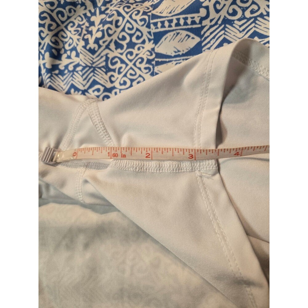 Sigrid Olsen Skort Skirt Blue White UPF-50 Pockets Golf Tennis size Large - Picture 7 of 7